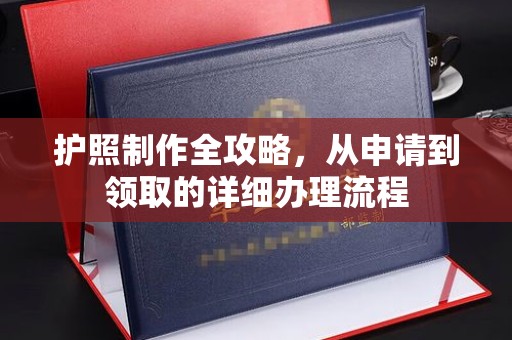 小金护照制作全攻略，从申请到领取的详细办理流程
