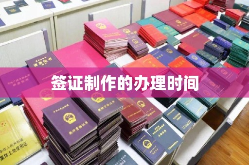 小金签证制作的办理时间