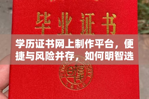 小金学历证书网上制作平台，便捷与风险并存，如何明智选择？