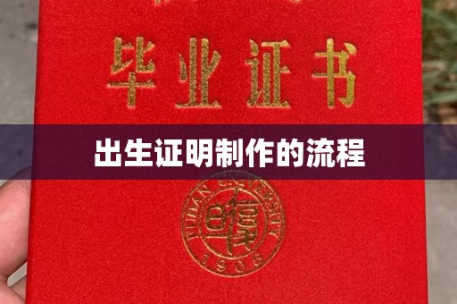 小金出生证明制作的流程
