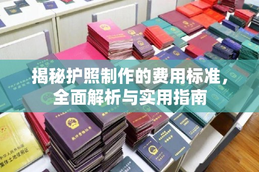 小金揭秘护照制作的费用标准，全面解析与实用指南