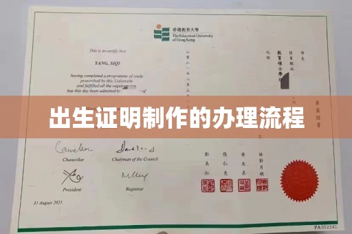 小金出生证明制作的办理流程